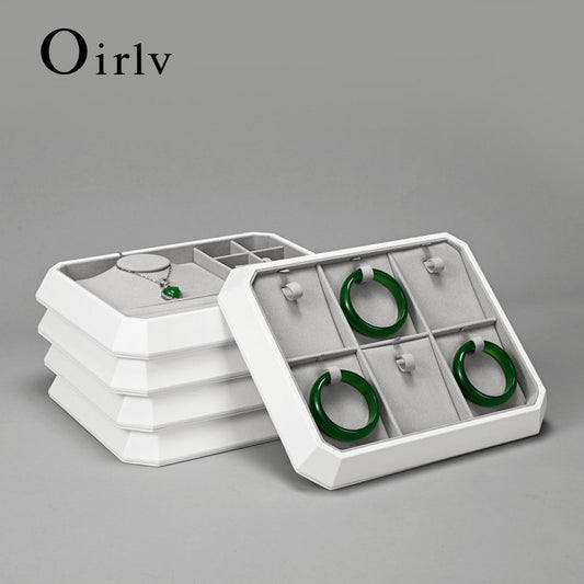 OIRLV New arrival Grey Microfiber Jewelry : P206