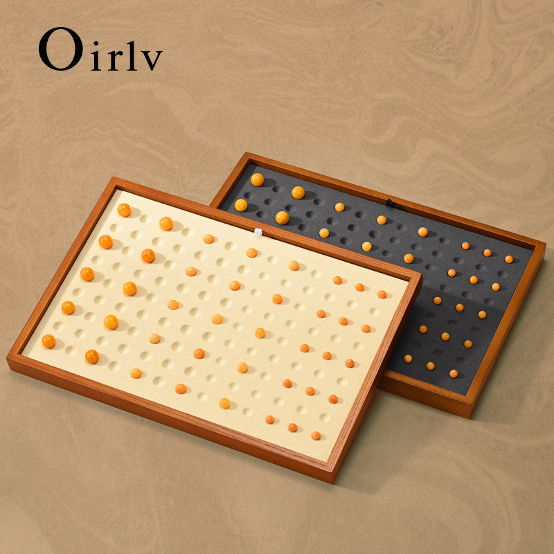 OIRLV Solid Wood Jewelry Tray / Bead Display Tray :P233