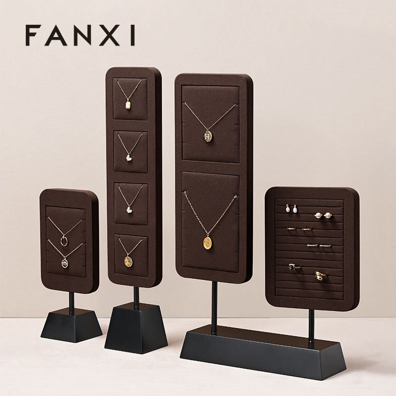 OIRLV wholesale Superfiber and Metal jewelry stand : PU111