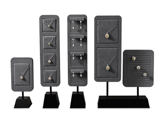 OIRLV Hot sale Dark grey Baking paint Jewelry display stand: PU109