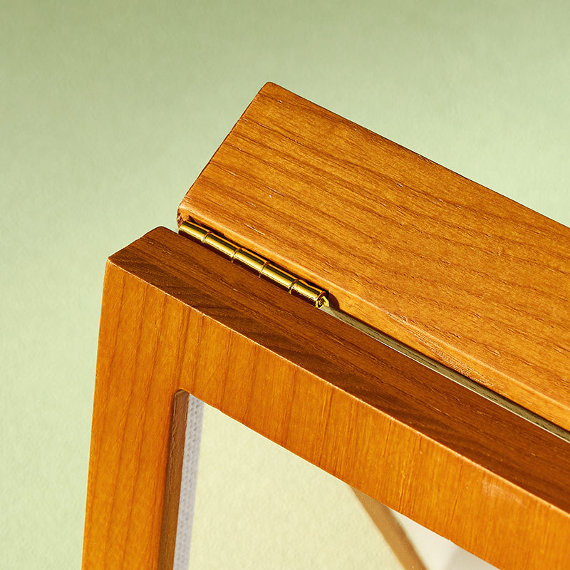 OIRLV Solid Wood Jewelry Box — Ring & Earring Organizer H213