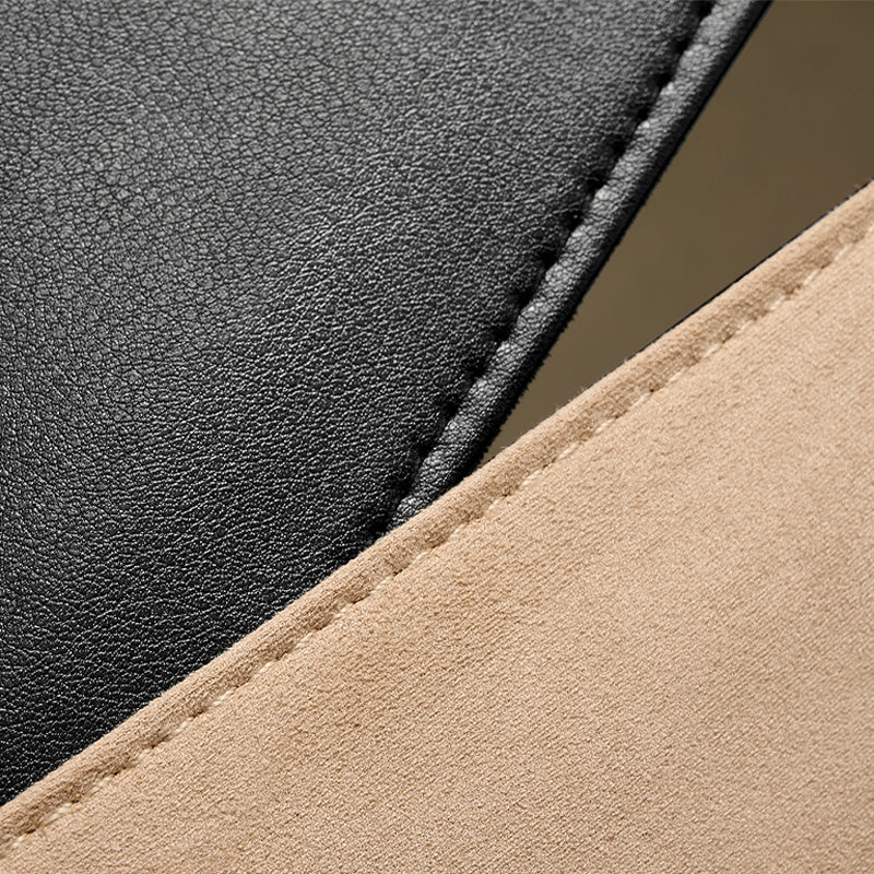 OIRLV Fashion PU Leather Velvet Jewelry Storage Bag： D078