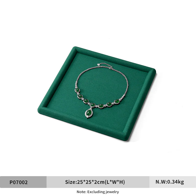 Square Microfiber Jewelry Tray P070