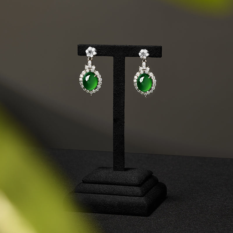Black Microfiber Jewelry Showcase Display Set TT055