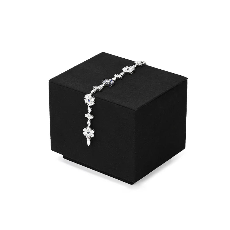 Black Beige Grey Cube Jewelry Display Set TT254