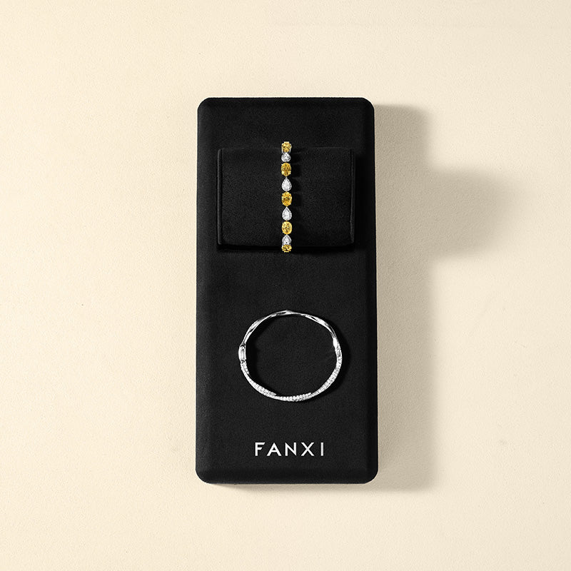 Black Microfiber Jewelry Display Set TT070