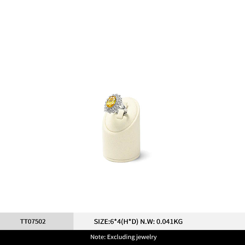 Beige Ring Necklace Set Turn Display Stand TT075