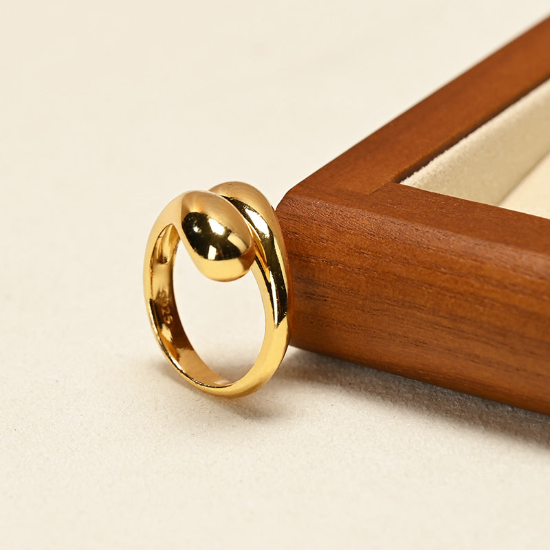 Wood White Microfiber Jewelry Display Tray P082