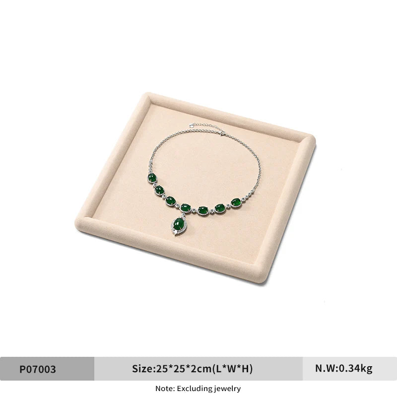 Square Microfiber Jewelry Tray P070