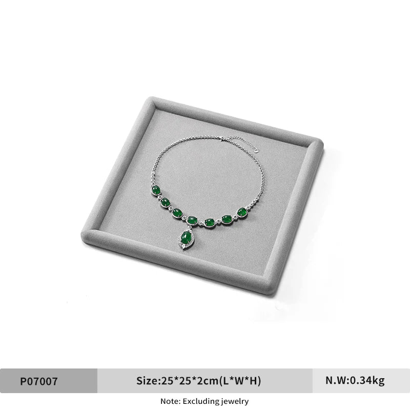 Square Microfiber Jewelry Tray P070