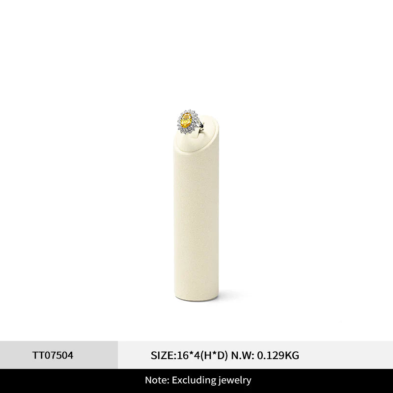 Beige Ring Necklace Set Turn Display Stand TT075