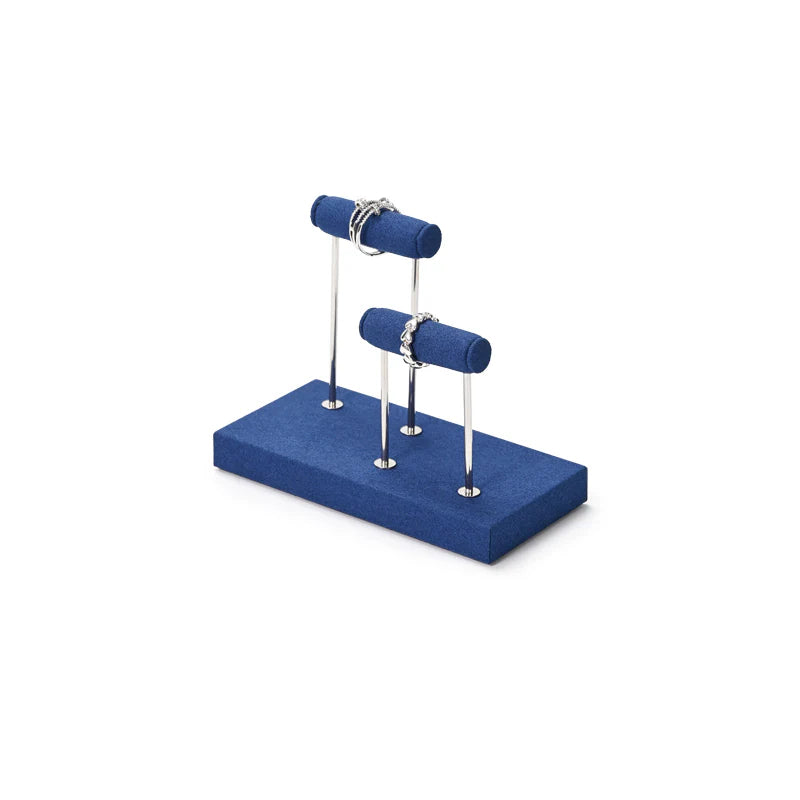 OIRLV Blue Ring Pendant Earrings Jewelry Display Set TT333