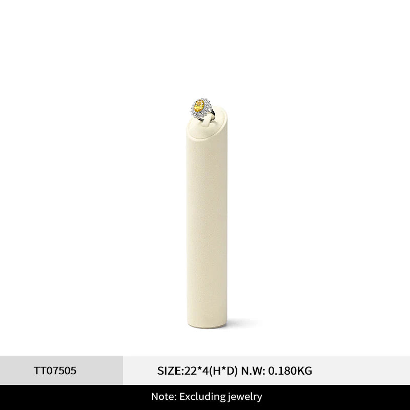 Beige Ring Necklace Set Turn Display Stand TT075