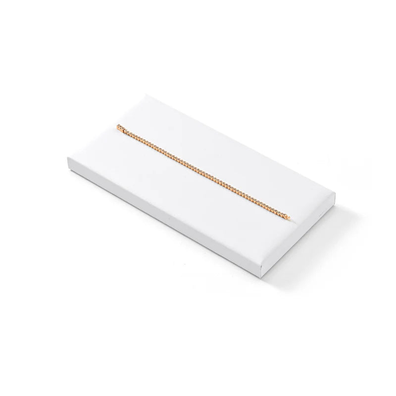 Oirlv White PU Earrings Ring Necklace Jewelry Display Set TT299