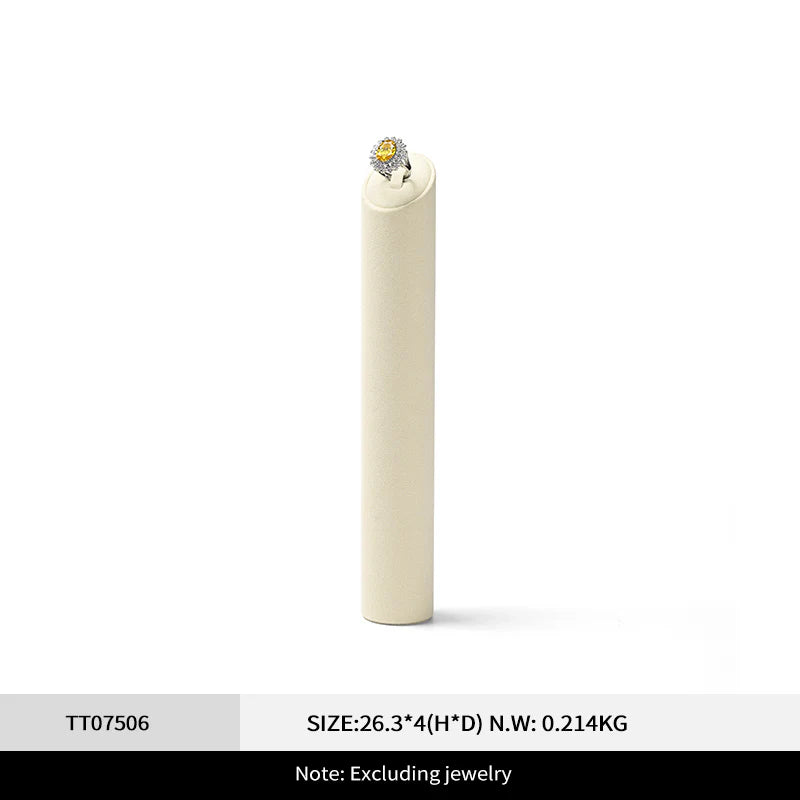 Beige Ring Necklace Set Turn Display Stand TT075