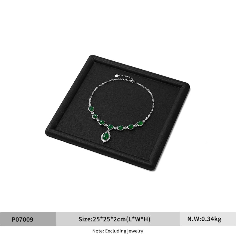 Square Microfiber Jewelry Tray P070