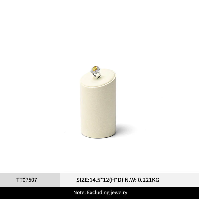 Beige Ring Necklace Set Turn Display Stand TT075