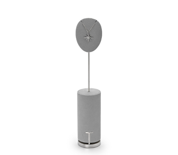 OIRLV high quality Grey Microfiber custom jewelry：TT516