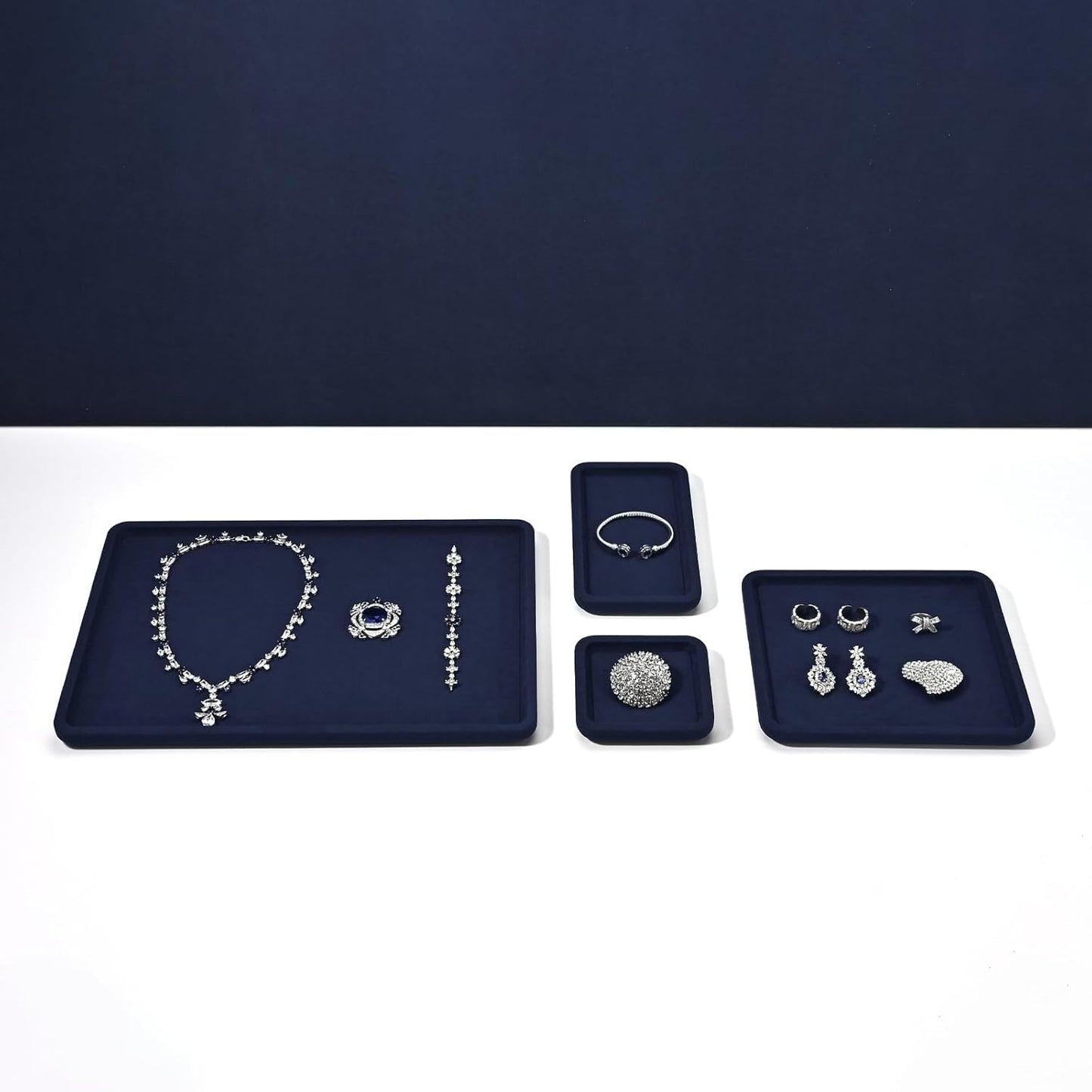 OIRLV Microfiber Jewelry Trays Stackable ：P201