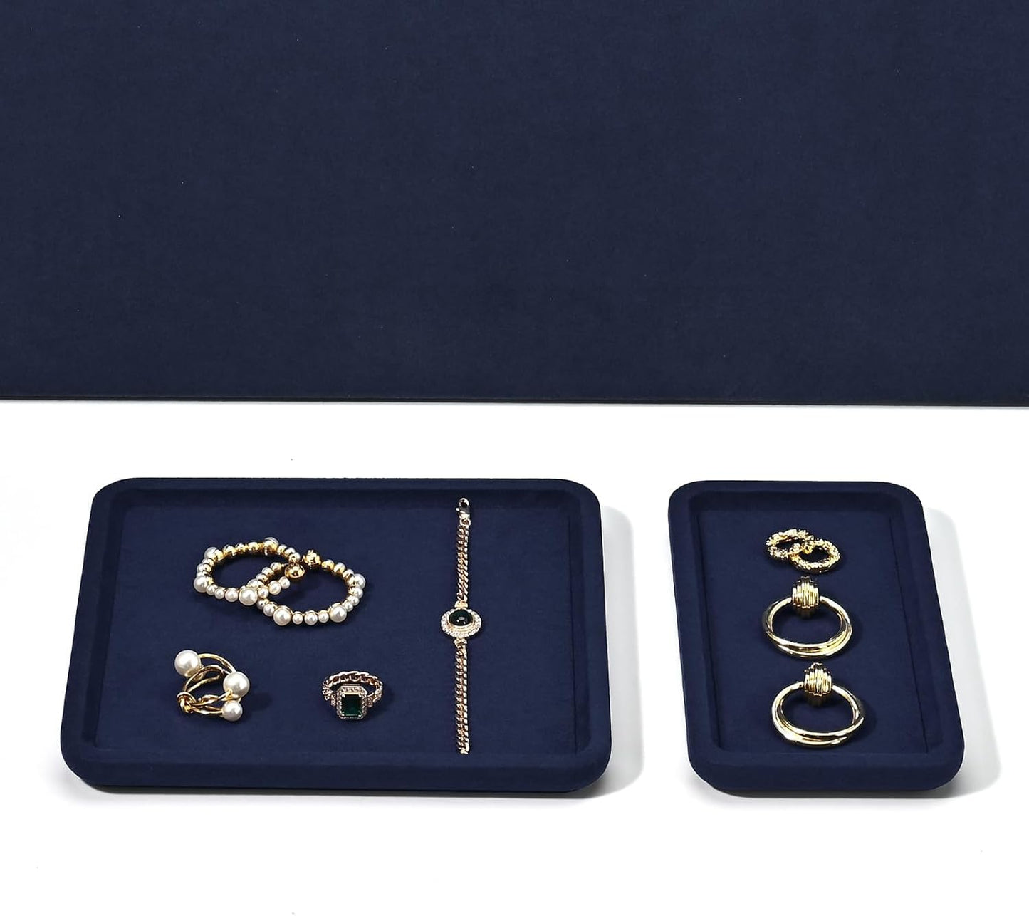 OIRLV Microfiber Jewelry Trays Stackable ：P201