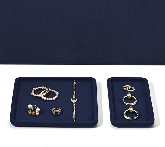 OIRLV Microfiber Jewelry Trays Stackable ：P201