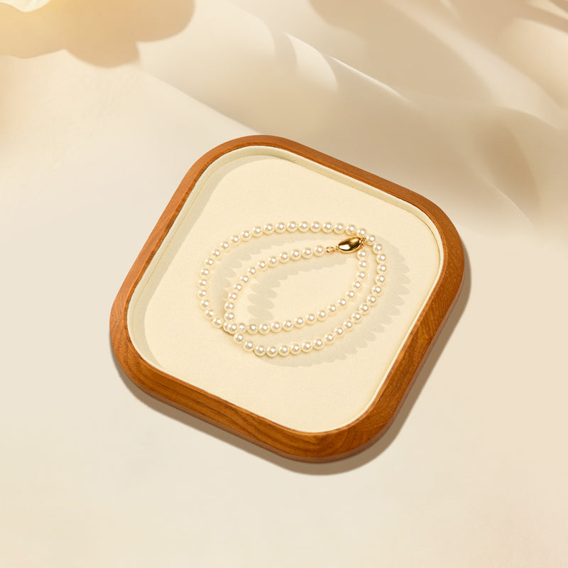 Wholesale Polychrome Wooden Jewelry Display Tray P237