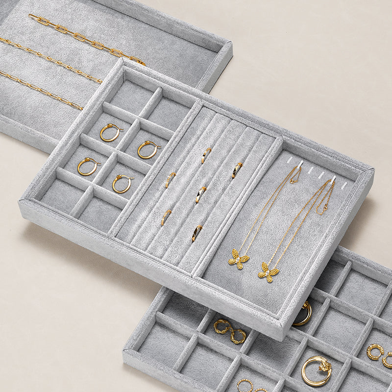 OIRLV Velvet Stackable Jewelry Tray P001