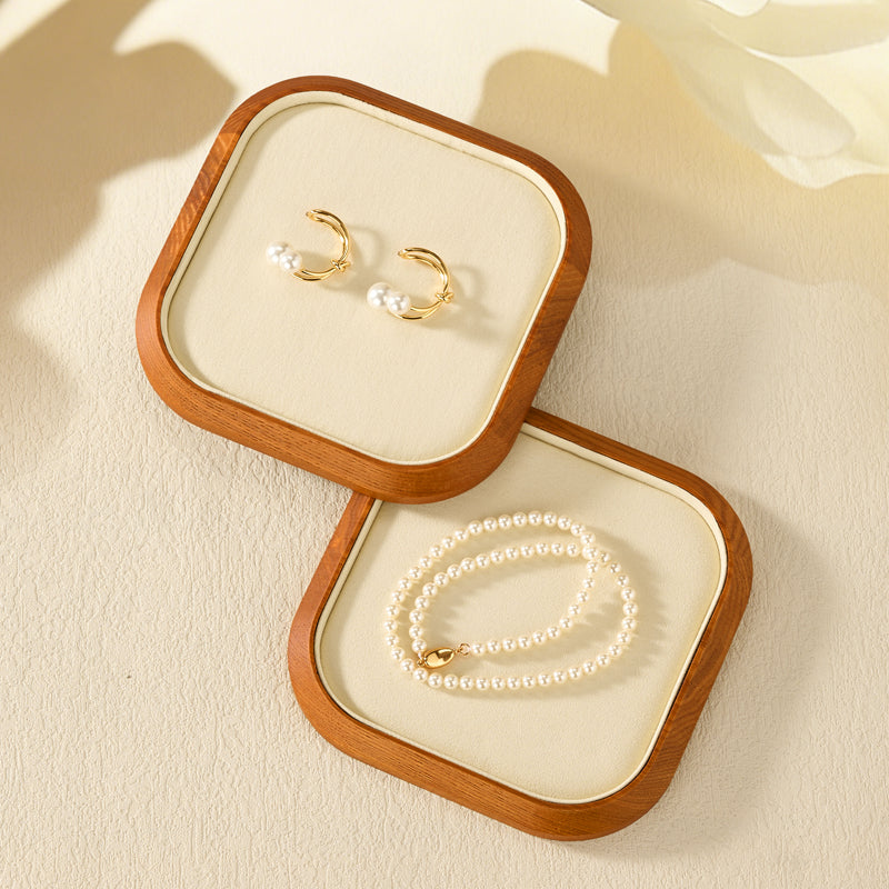 Wholesale Polychrome Wooden Jewelry Display Tray P237