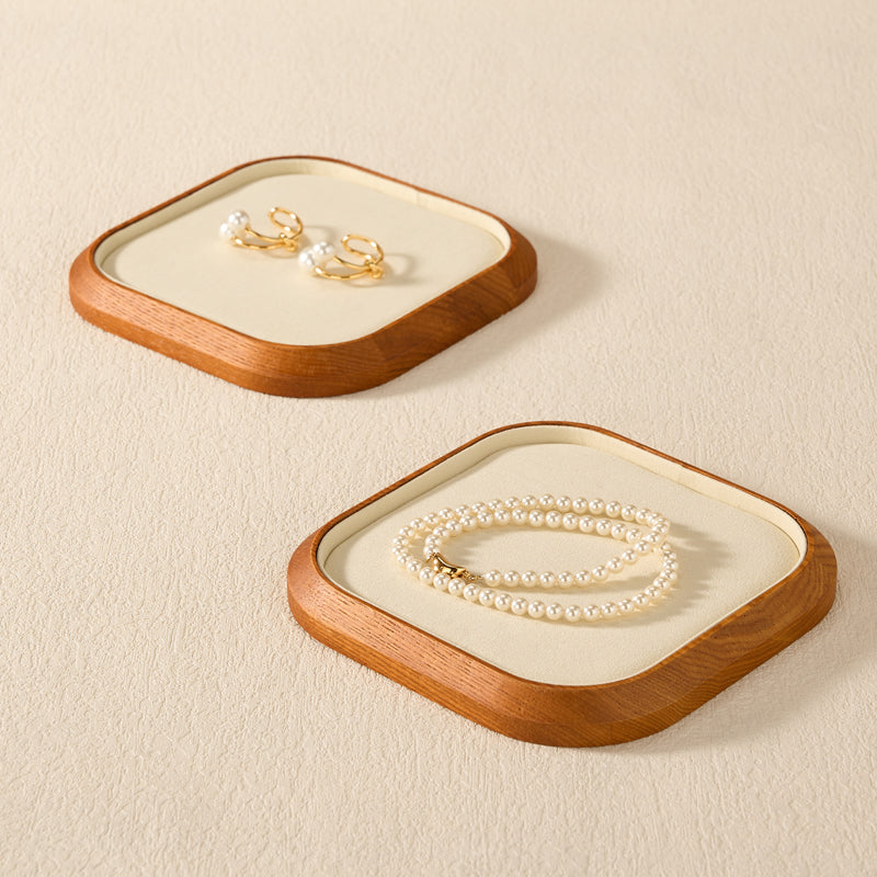 Wholesale Polychrome Wooden Jewelry Display Tray P237