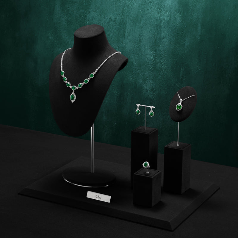 Luxury Black Showcase Display Set TT064