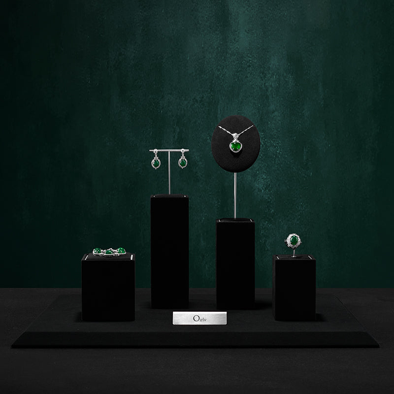 Luxury Black Showcase Display Set TT064