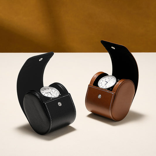 Portable Leatherette Watch Travel Box B009