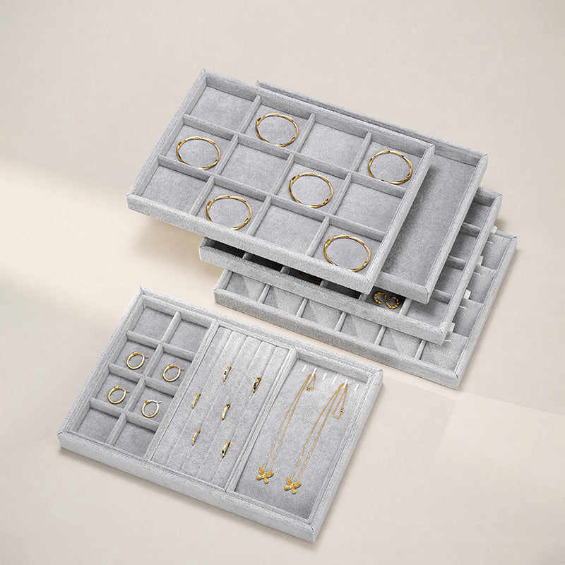 OIRLV Velvet Stackable Jewelry Tray P001