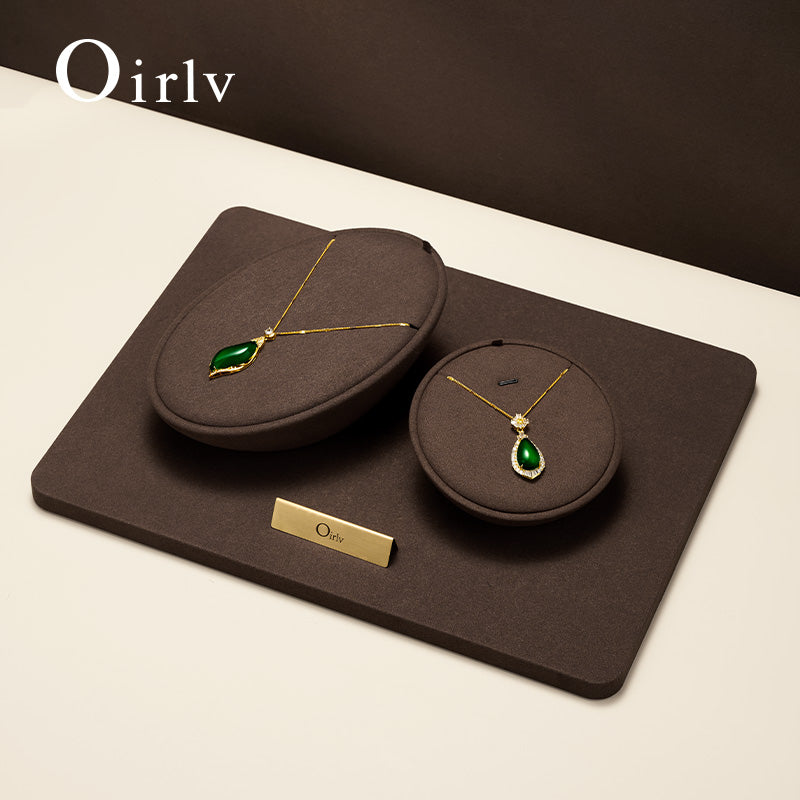 Coffee Rings Necklace Jewelry Display Set TT245