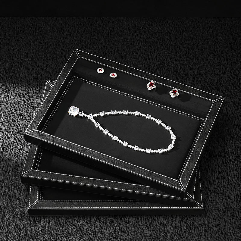 High End Luxury Stitching Jewelry Display Tray P229