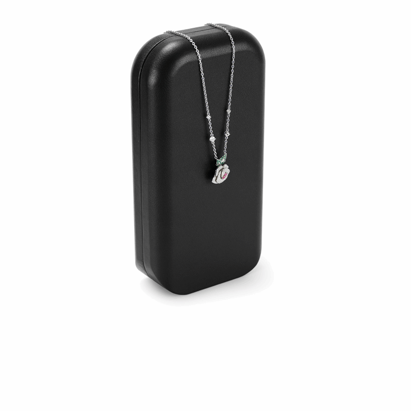Black Microfiber Jewelry Set TT113