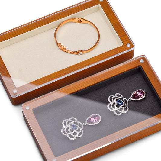 New Acrylic cover Ash Microfiber Jewelry Rack SM134