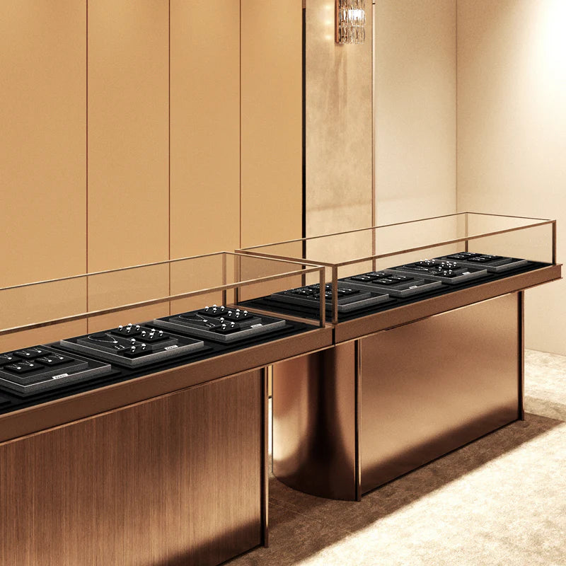 Luxury Jewelry Display: Rings and Necklaces - High-End Display Props TT370