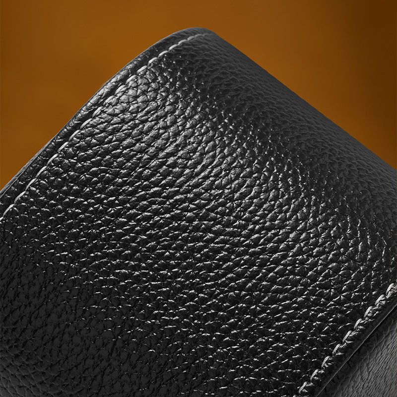 Portable Leatherette Watch Travel Box B009