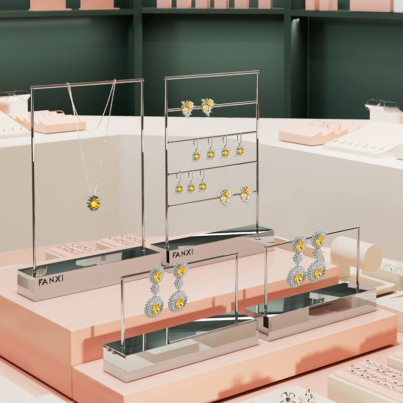 Metal Jewelry earring display props:J021