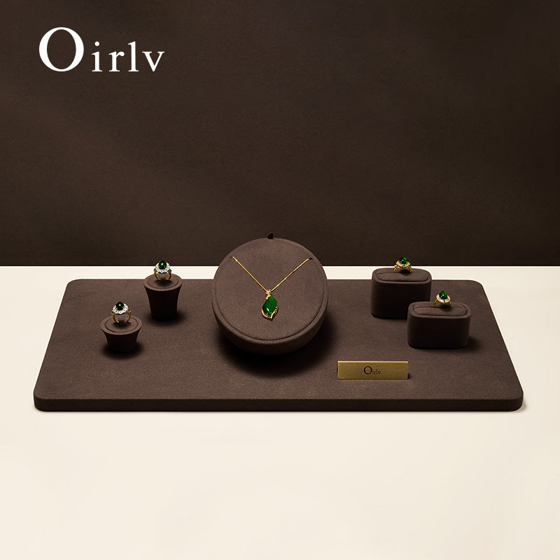 Coffee Rings Necklace Jewelry Display Set TT245