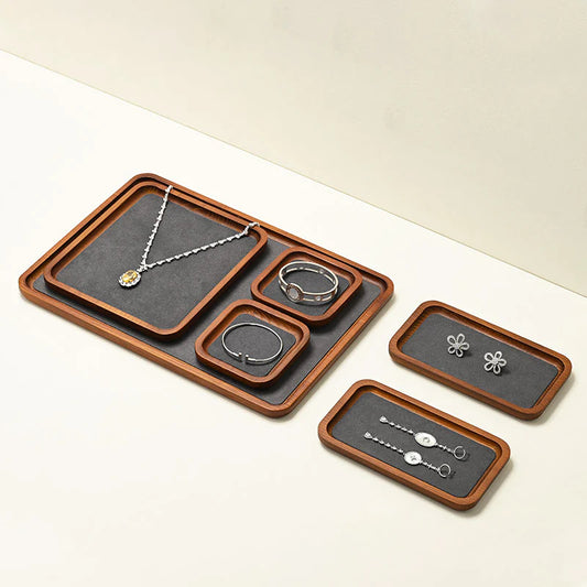 Solid Wood Jewelry Ring Display Stand SM130