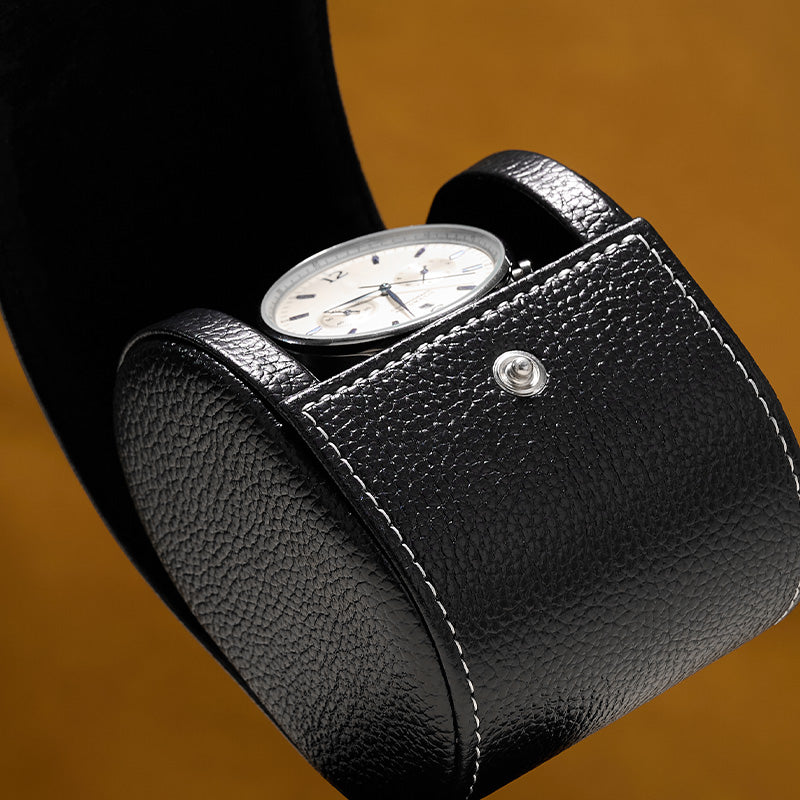 Portable Leatherette Watch Travel Box B009
