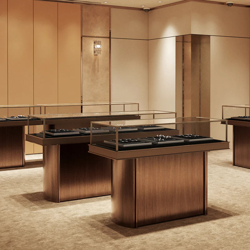 Luxury Jewelry Display: Rings and Necklaces - High-End Display Props TT370