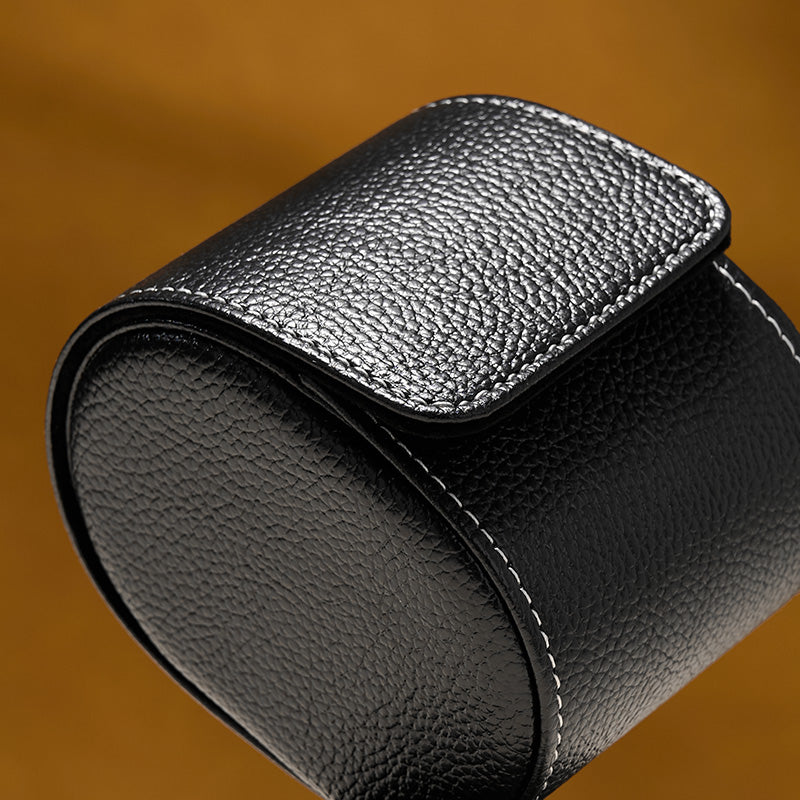Portable Leatherette Watch Travel Box B009