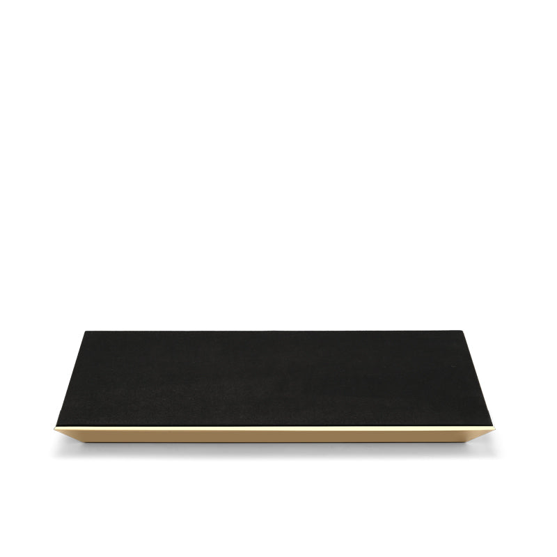 OIRLV luxury fashion black microfiber watch display stand with metal structure : TT278