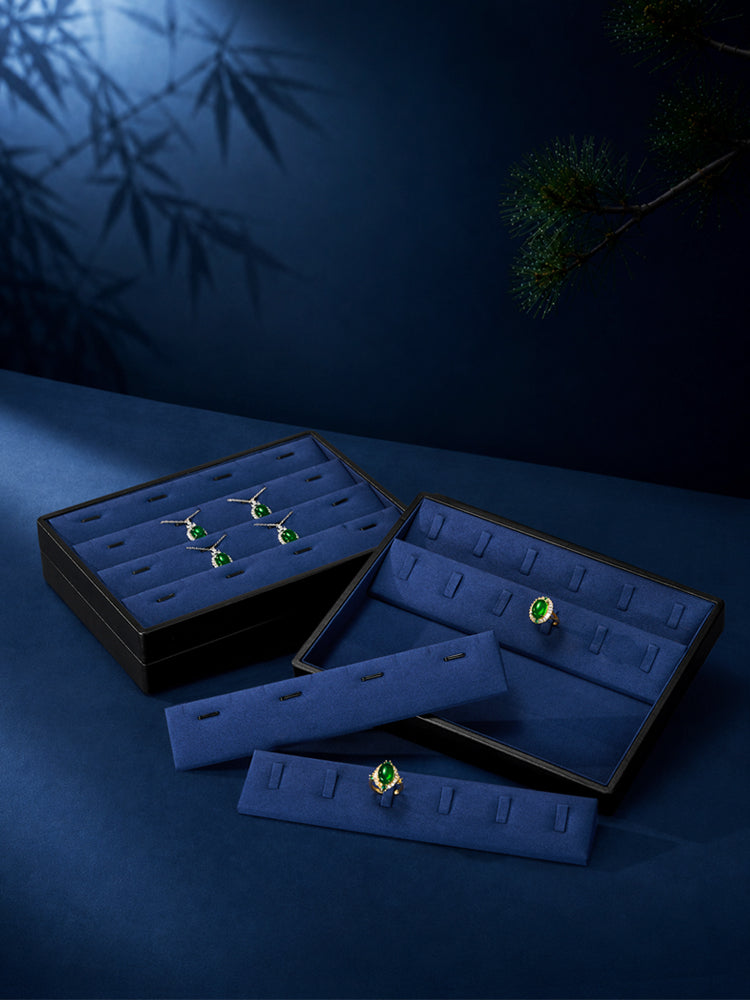 OIRLV New arrival leather jewelry display tray ： P187