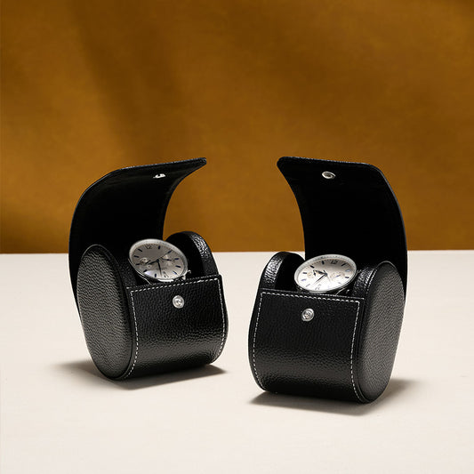 Portable Leatherette Watch Travel Box B009