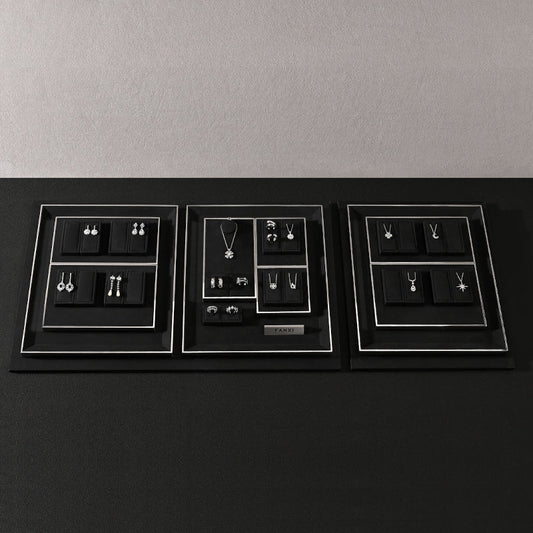 Luxury Jewelry Display: Rings and Necklaces - High-End Display Props TT370