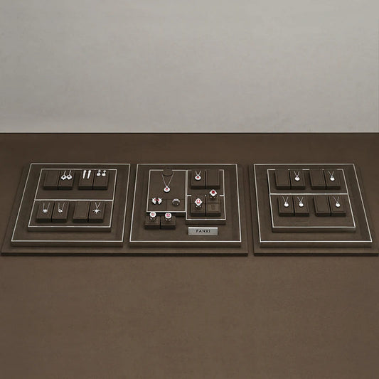 Luxury Jewelry Display Stand - High-End Display Props for Rings and Necklaces TT367